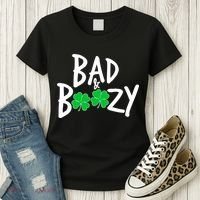 Bad and Boozy Irish Beer Women's T-Shirt thumb 3