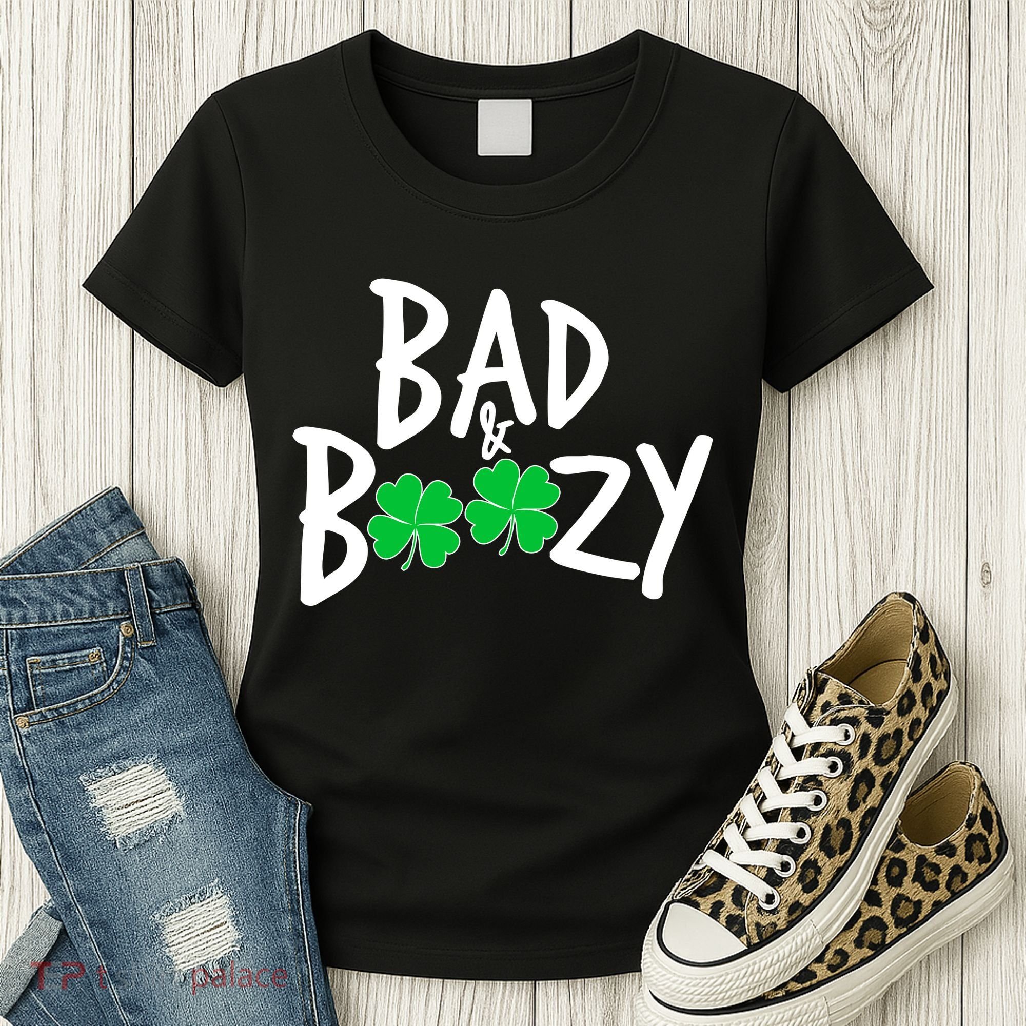 Bad and Boozy Irish Beer Women's T-Shirt