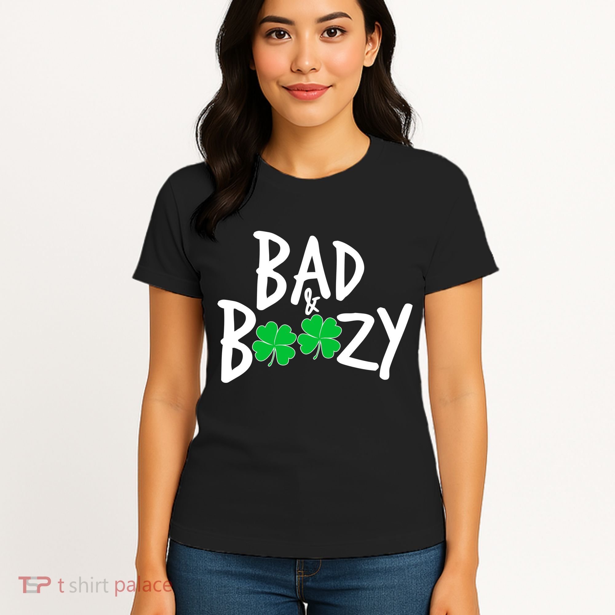Bad and Boozy Irish Beer Women's T-Shirt