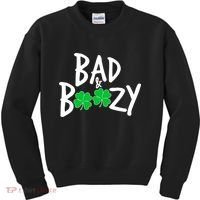 Bad and Boozy Irish Beer Kids Sweatshirt thumb 0
