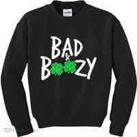 Bad and Boozy Irish Beer Kids Sweatshirt thumb 0