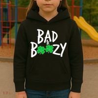Bad and Boozy Irish Beer Kids Hoodie thumb 3