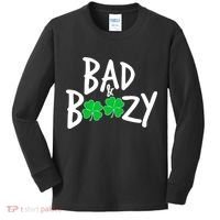 Bad and Boozy Irish Beer Kids Long Sleeve Shirt thumb 0