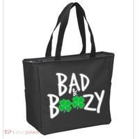 Bad and Boozy Irish Beer Tote Bag thumb 2
