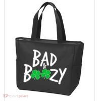 Bad and Boozy Irish Beer Tote Bag thumb 3