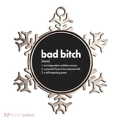 Bad Bitch Definition Ornament
