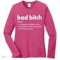 Bad Bitch Definition Women's Long Sleeve Shirt thumb 0