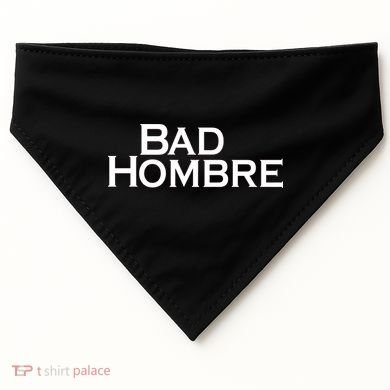 Bad Hombre Classy Logo USA-Made Doggie Bandana