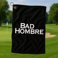 Bad Hombre Classy Logo Golf Towel thumb 1
