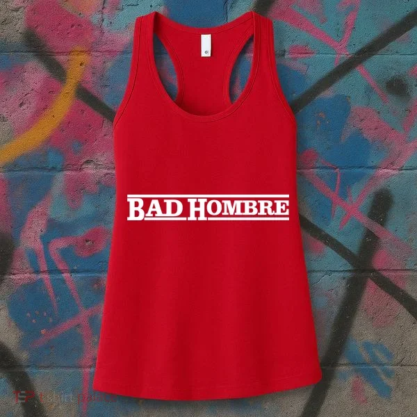 Bad Hombre Stamp Women's Tank Top