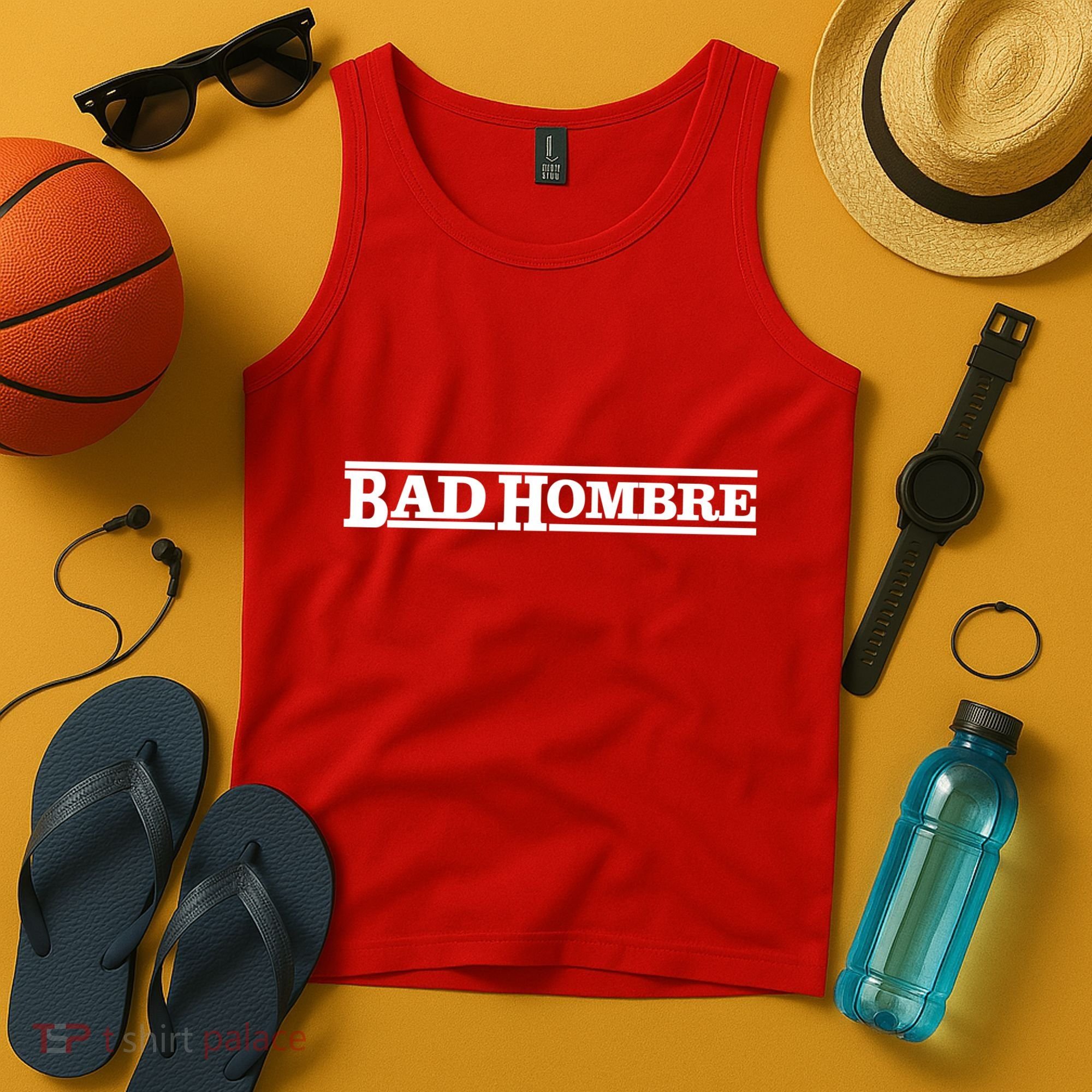 Bad Hombre Stamp Tank Top
