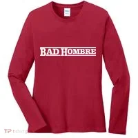 Bad Hombre Stamp Women's Long Sleeve Shirt thumb 0