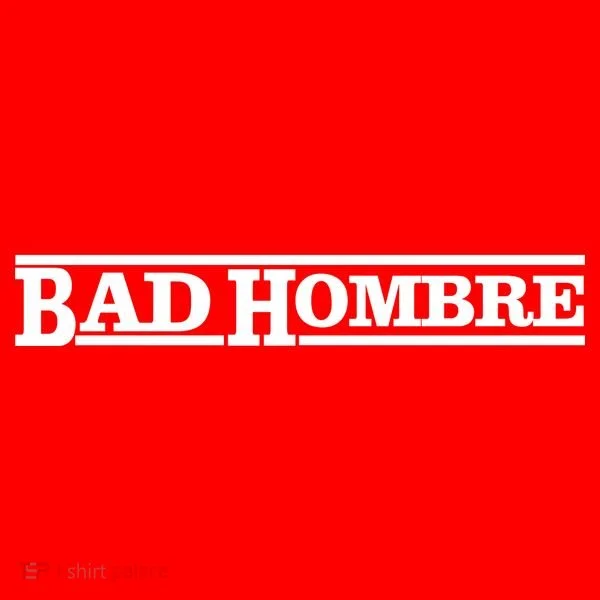Bad Hombre Stamp Women's Long Sleeve Shirt