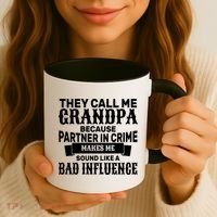 Bad Influence Grandpa Coffee Mug thumb 3