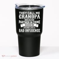 Bad Influence Grandpa Tumbler thumb 0