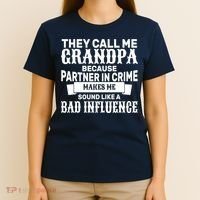 Bad Influence Grandpa T-Shirt thumb 4