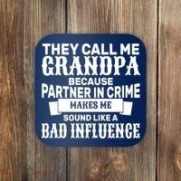 Bad Influence Grandpa Coaster thumb 0