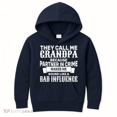 Bad Influence Grandpa Kids Hoodie