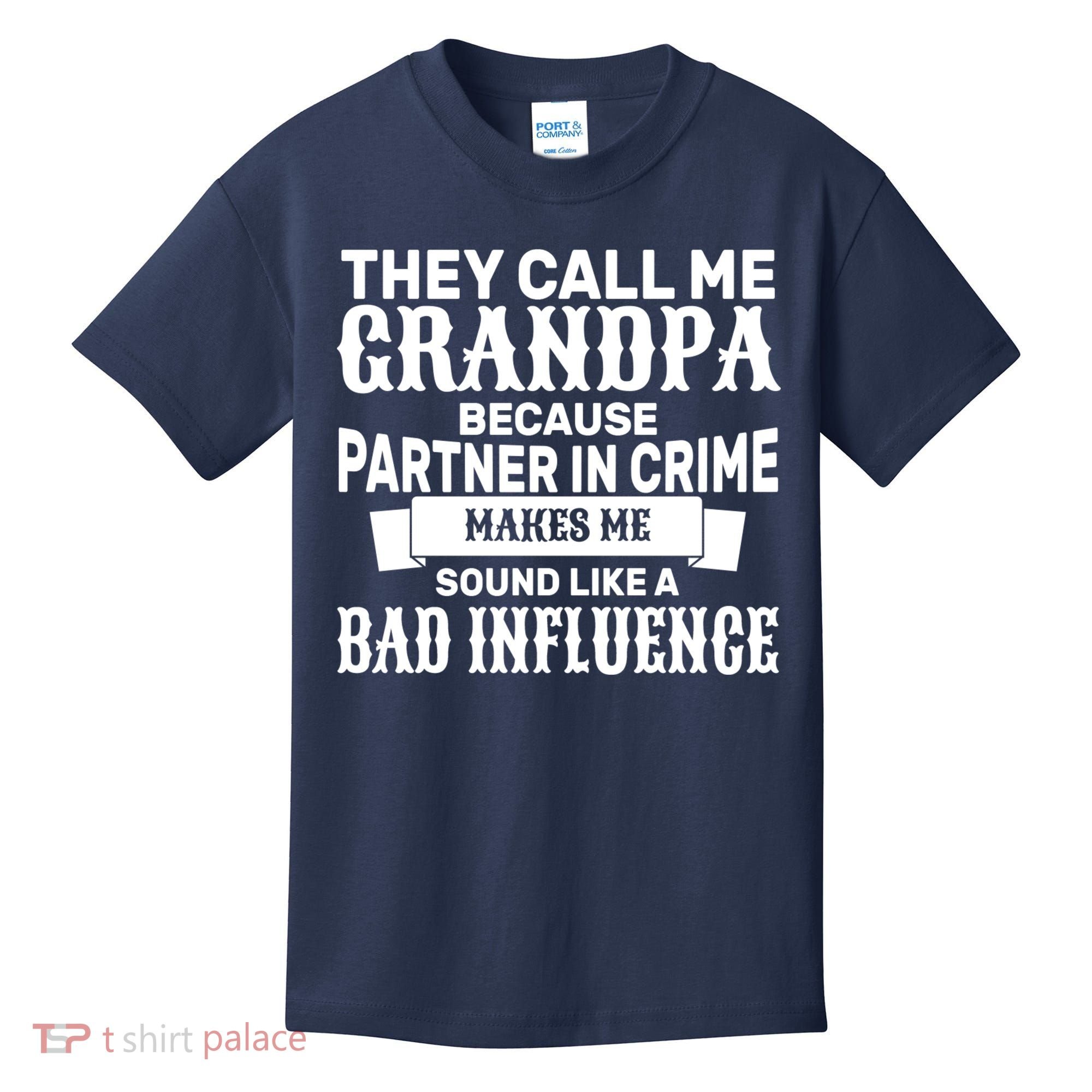 Bad Influence Grandpa Kids T-Shirt