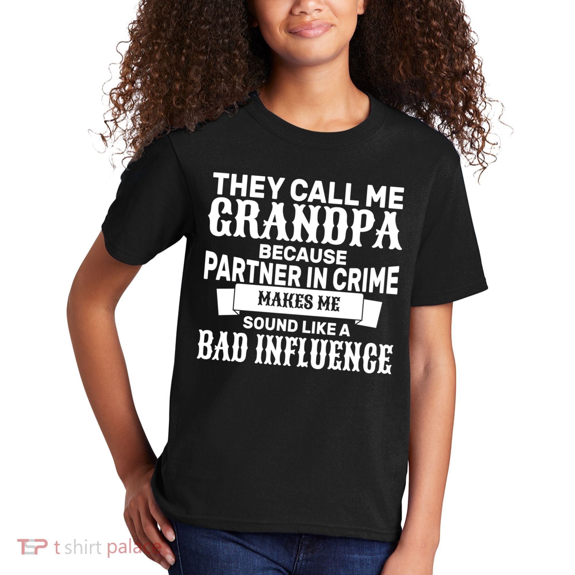Bad Influence Grandpa Kids T-Shirt