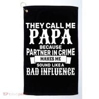 Bad Influence Papa Golf Towel thumb 0