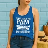 Bad Influence Papa Women's Tank Top thumb 2