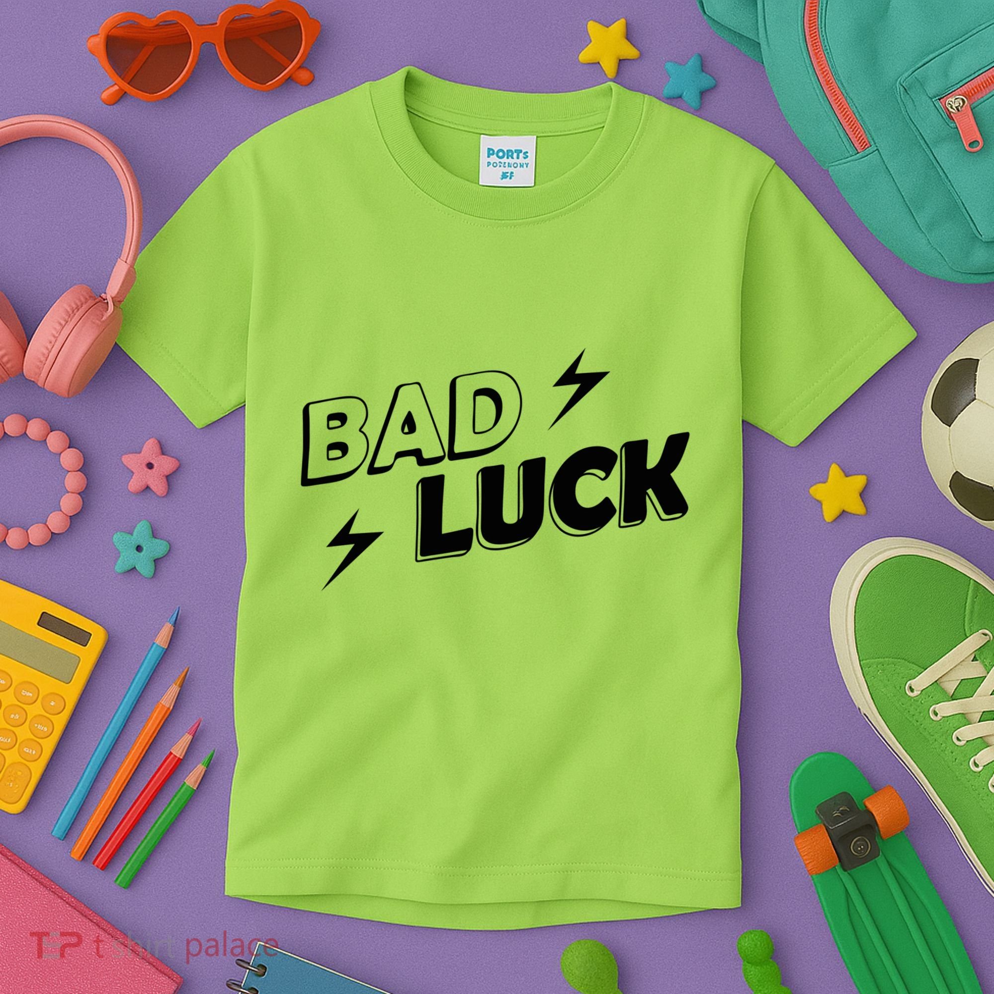 Bad Luck Lightning Kids T-Shirt