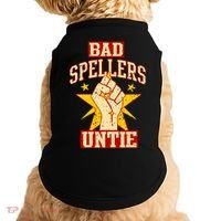 Bad Spellers Untie (Unite) Doggie Tank thumb 0