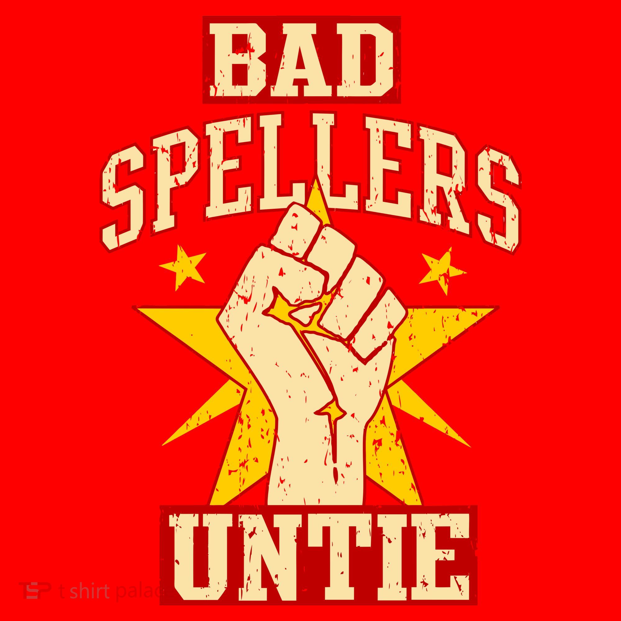 Bad Spellers Untie (Unite) Santa Hat
