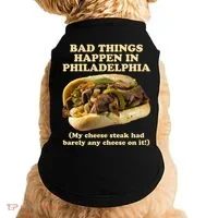 Bad Things Happen In Philadelphia  Doggie Tank thumb 0