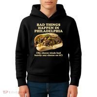 Bad Things Happen In Philadelphia  Kids Hoodie thumb 4