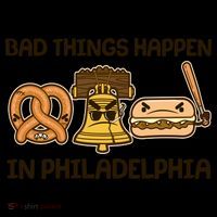 Bad Things Happen in Philadelphia Pretzel Liberty Bell Cheesesteak Coffee Mug thumb 5