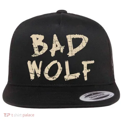 Bad Wolf Flat Bill Trucker Hat