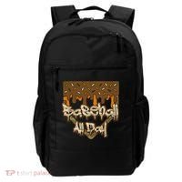Baseball All Day Drip Camo Home Plate Ice Cream Backpack thumb 0
