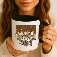 Baseball All Day Drip Camo Home Plate Ice Cream Coffee Mug thumb 3