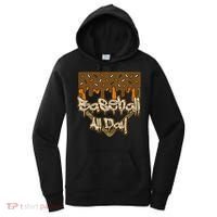 Baseball All Day Drip Camo Home Plate Ice Cream Women's Hoodie thumb 0