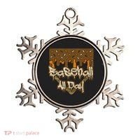 Baseball All Day Drip Camo Home Plate Ice Cream Ornament thumb 0