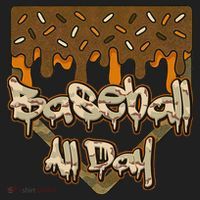 Baseball All Day Drip Camo Home Plate Ice Cream Hat thumb 2