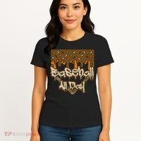 Baseball All Day Drip Camo Home Plate Ice Cream Women's T-Shirt thumb 4