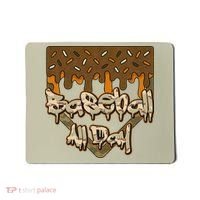 Baseball All Day Drip Camo Home Plate Ice Cream Mousepad thumb 0
