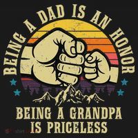 Being A Dad Is An Honor Being A Grandpa Is Priceless Apron thumb 3