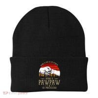 Being A Dad Is An Honor Being A Pawpaw Is Priceless Gift Beanie thumb 0