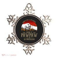Being A Dad Is An Honor Being A Pawpaw Is Priceless Gift Ornament thumb 0