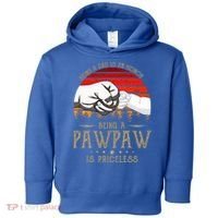Being A Dad Is An Honor Being A Pawpaw Is Priceless Gift Toddler Hoodie thumb 0
