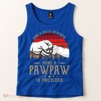 Being A Dad Is An Honor Being A Pawpaw Is Priceless Gift Tank Top thumb 2