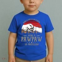 Being A Dad Is An Honor Being A Pawpaw Is Priceless Gift Toddler T-Shirt thumb 2