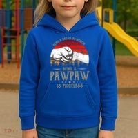 Being A Dad Is An Honor Being A Pawpaw Is Priceless Gift Kids Hoodie thumb 3