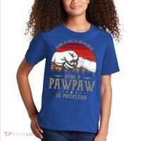 Being A Dad Is An Honor Being A Pawpaw Is Priceless Gift Kids T-Shirt thumb 2