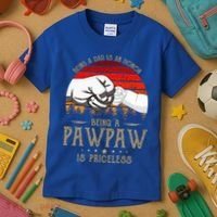 Being A Dad Is An Honor Being A Pawpaw Is Priceless Gift Kids T-Shirt thumb 3
