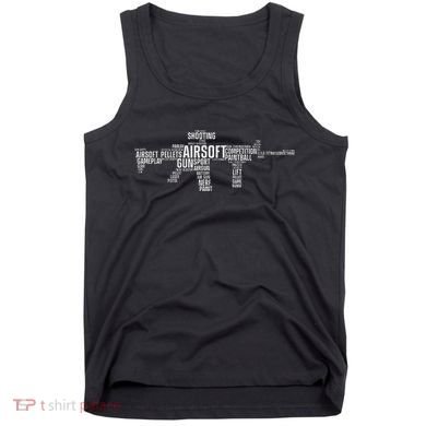 Best Airsoft Design Tactical Airsoft Gun Lover Tank Top